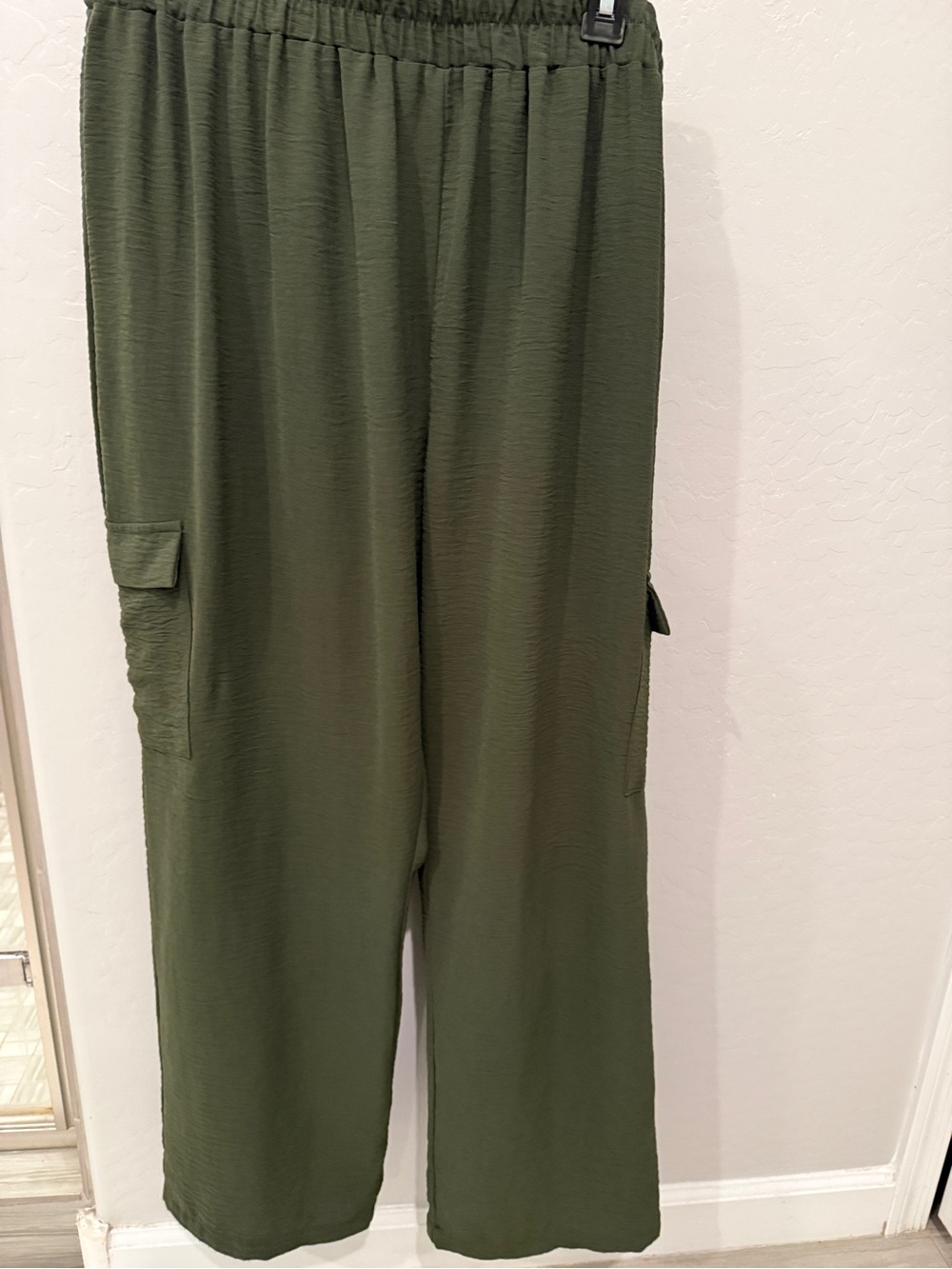 Como Vintage Olive Green Wide Leg Pants